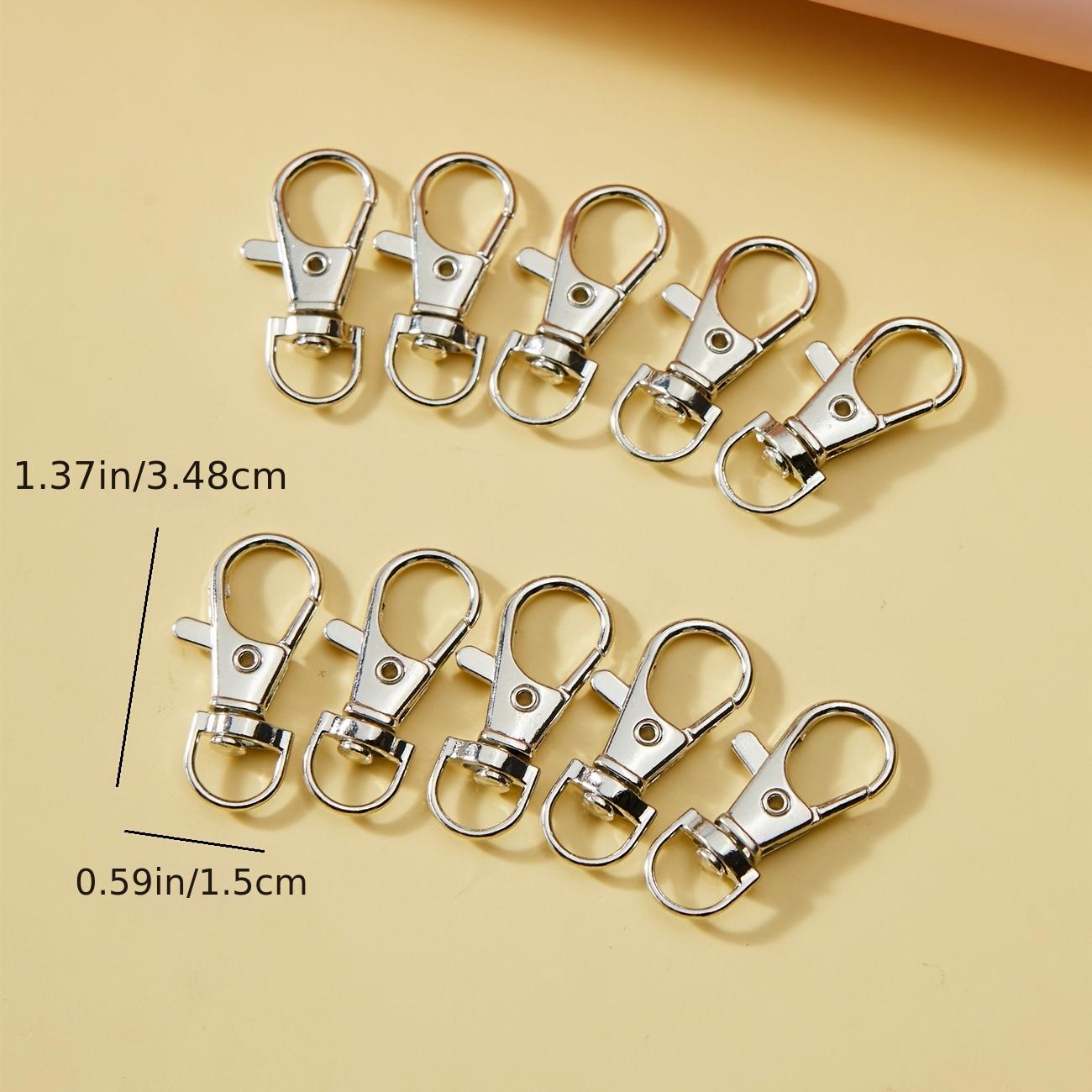 Gunmetal/copper/silver/gold Plated Keychain,20pcs Keychain Clasp Findings  Connector,metal Lobster Claw Clasp Findings38x15mm 