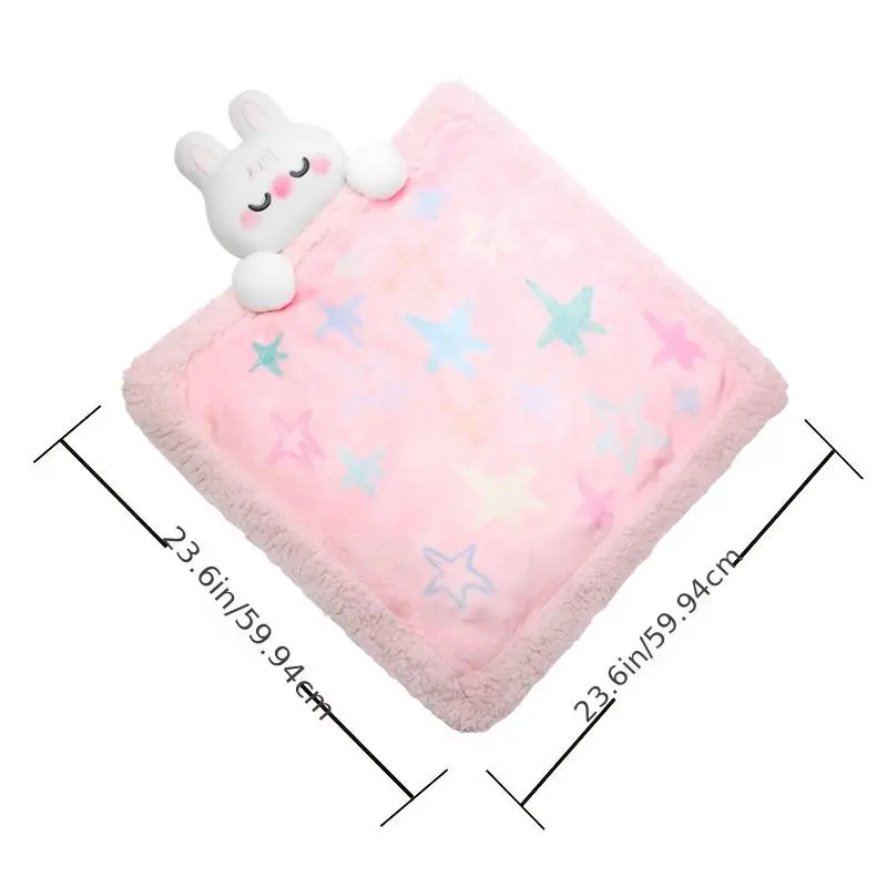 cute pet bed with stars pattern quilt shaped pet sleep bed for small dogs cats creative pet mat details 6