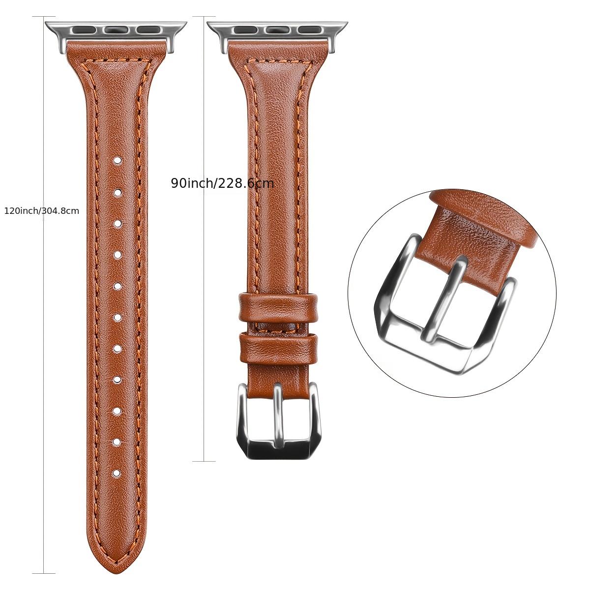 Genuine Leather Replacement Band For Watch Band Series Se 8 7 6 5 4 3 2 1 -  Temu Germany