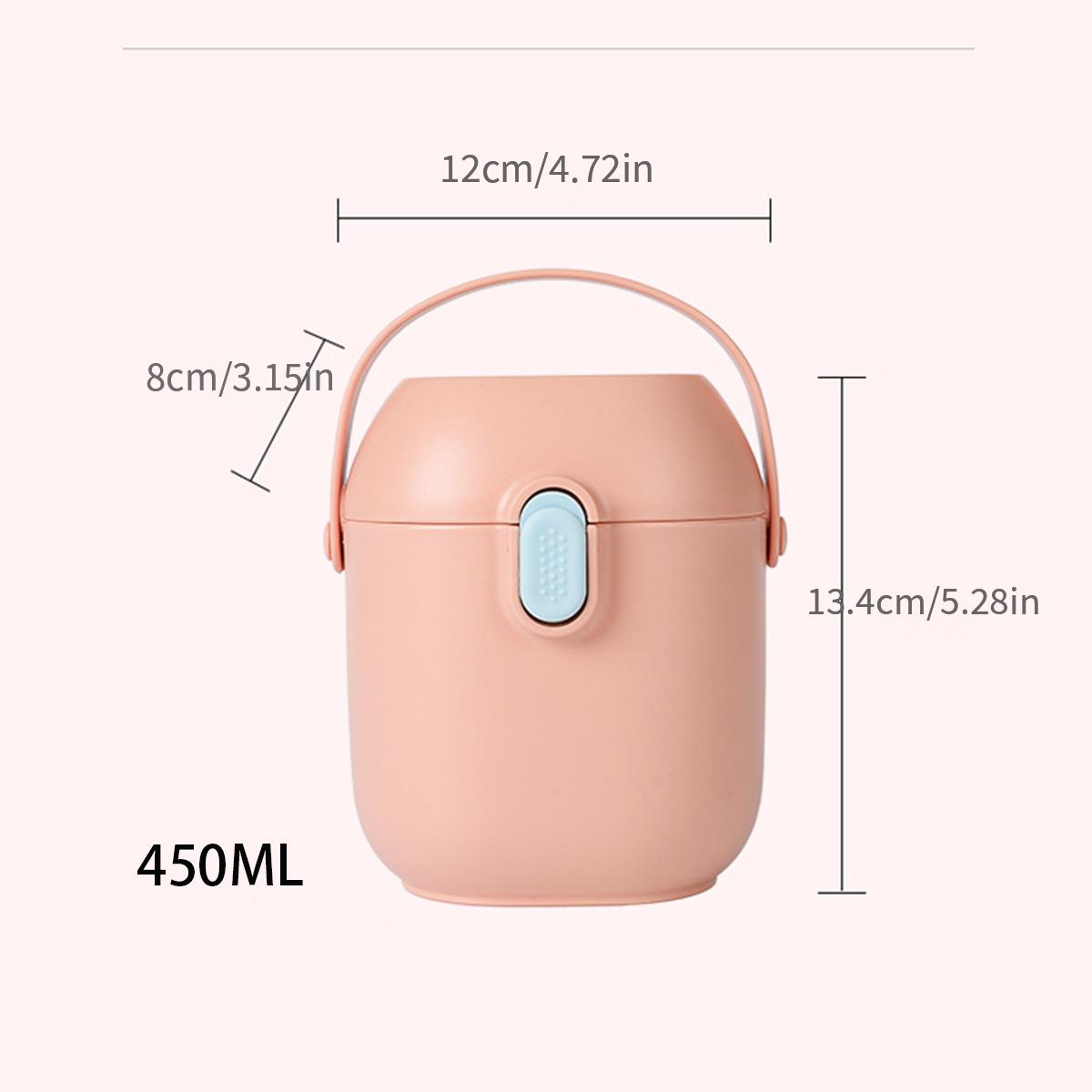 Dispensador De FóRmula, Dispensador De Leche En Polvo Para BebéS De 4 Capas  Con Hilo Antisellado Capa ExtraíBle PortáTil Sin Bpa Para Almacenar  Bocadillos Frutas Y Nueces (Rosa) EOTVIA NO