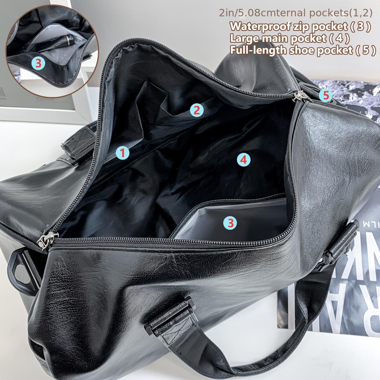 Sports Gym Bag Wet Pocket Shoes Compartment Yoga Mat Holder - Temu Canada