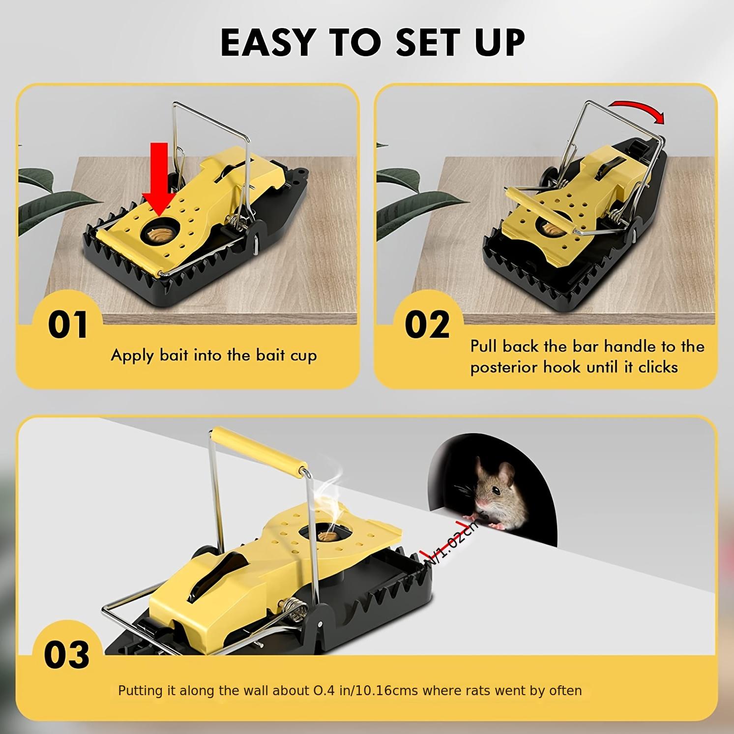 Small Mouse Trap, The Best Trap For Mice Outdoors And Indoors, Safe And  Reusable, 6 Pieces 