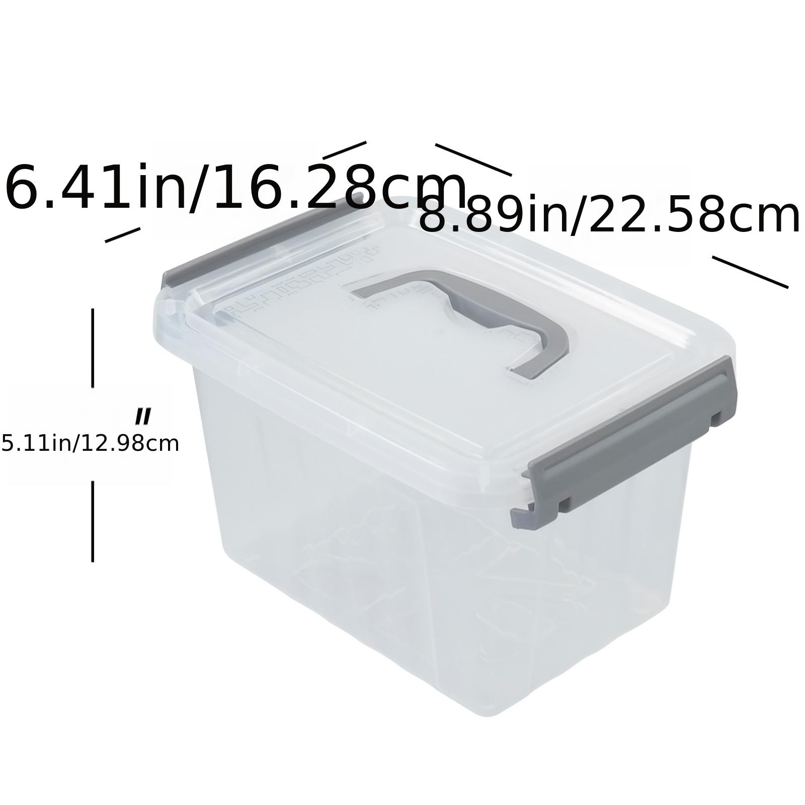 Stackable Clear Plastic Storage Box Perfect For Organizing - Temu