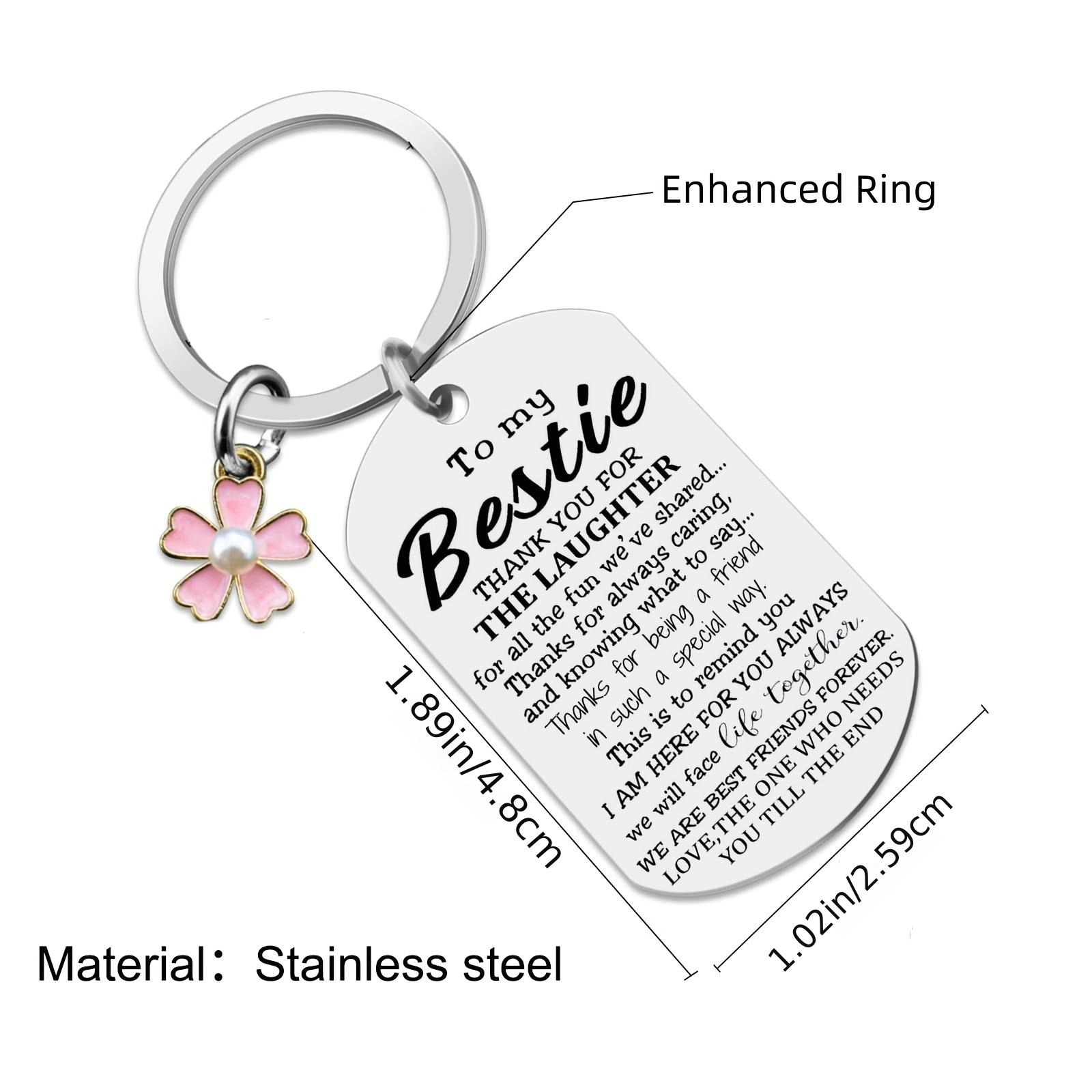 Best Friends Are the Sisters We Choose Keyring, Best Friends Keychain, Best  Friends Gifts, bestie gift, Friendship Gifts