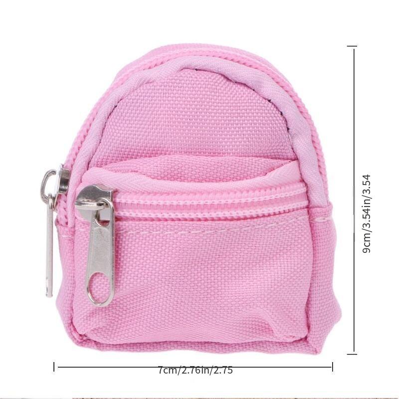 Mini Doll Backpack School Bag Model Dollhouse School Accessory for 1/6 Scale Dollhouse