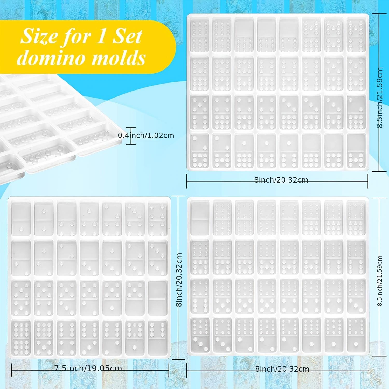 Domino Mold, Double 6 Mold, Mold For Resin, Epoxy Resin Molds