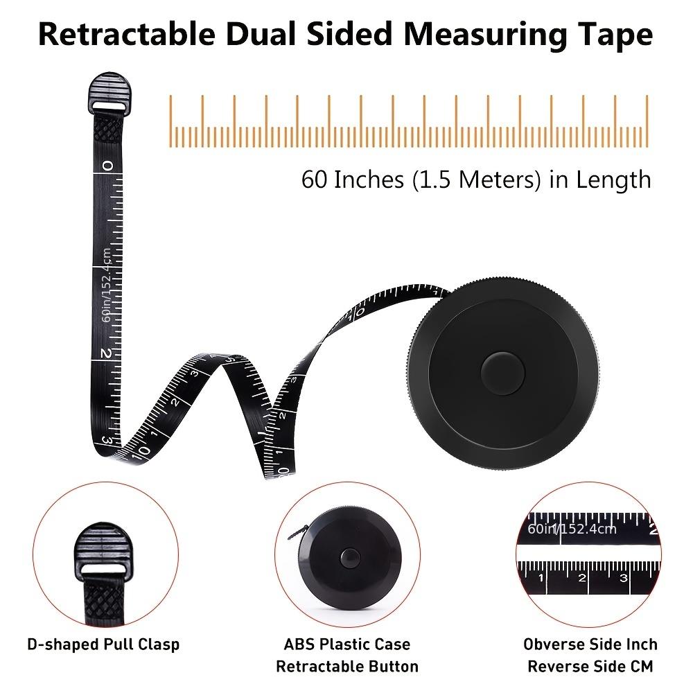 1pc Double-Scale 60-Inch/150cm Soft Tape Measure Ruler Bulk for