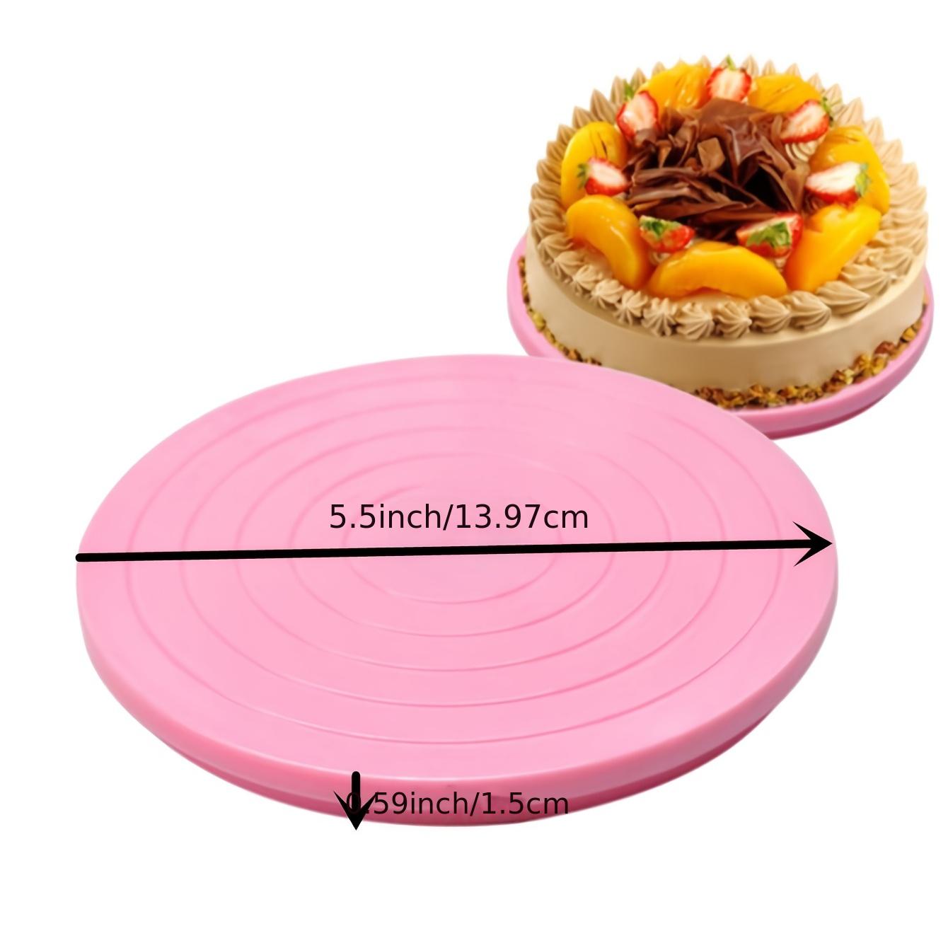5.5 Inch Rotating Cake Turntable Revolving Cake Decorating Stand