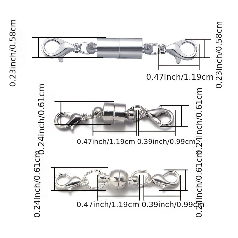 Magnetic Clasp With Lobster Clasp Connector Spherical For - Temu