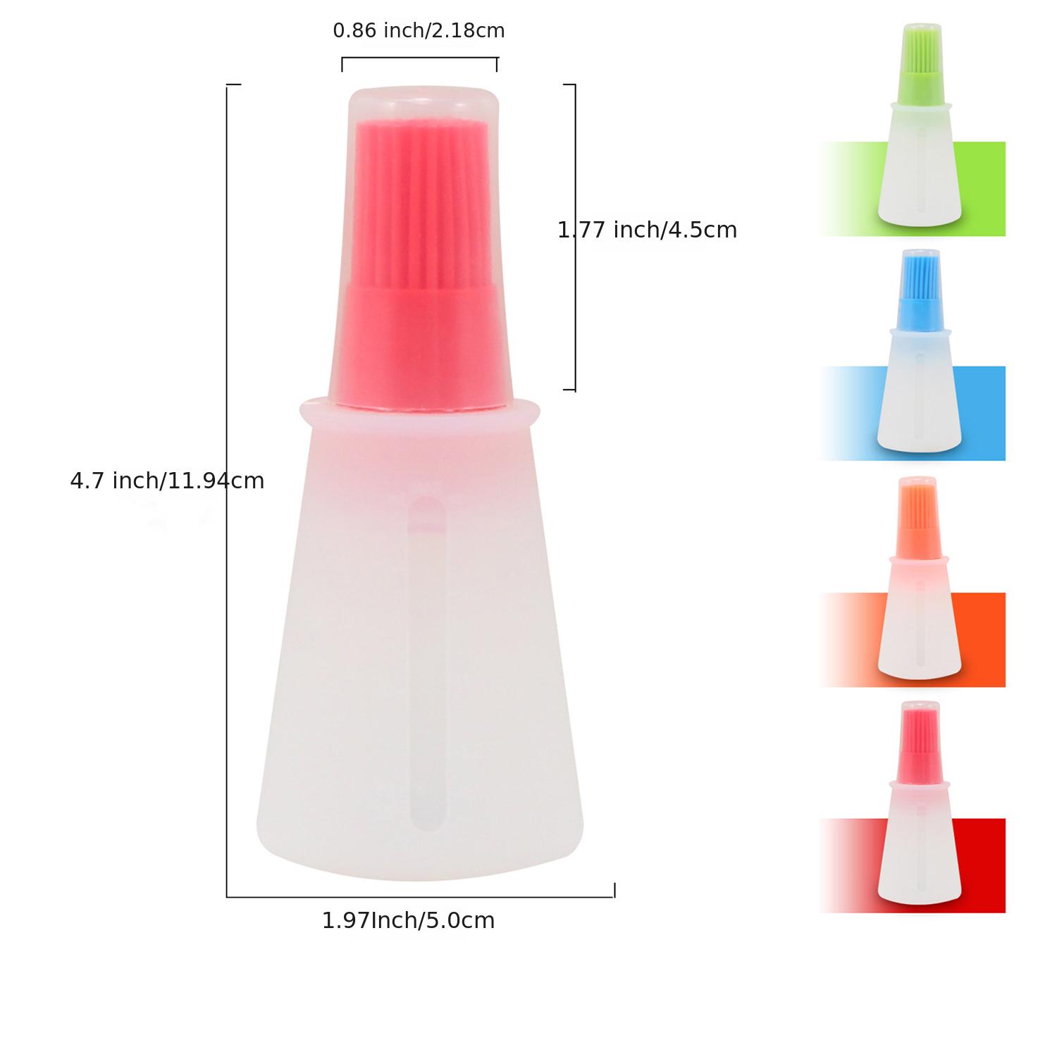 Dropship Portable Silicone BBQ Oil Brush Bottle; High Temperature Resistant  For Outdoor Camping Cooking to Sell Online at a Lower Price