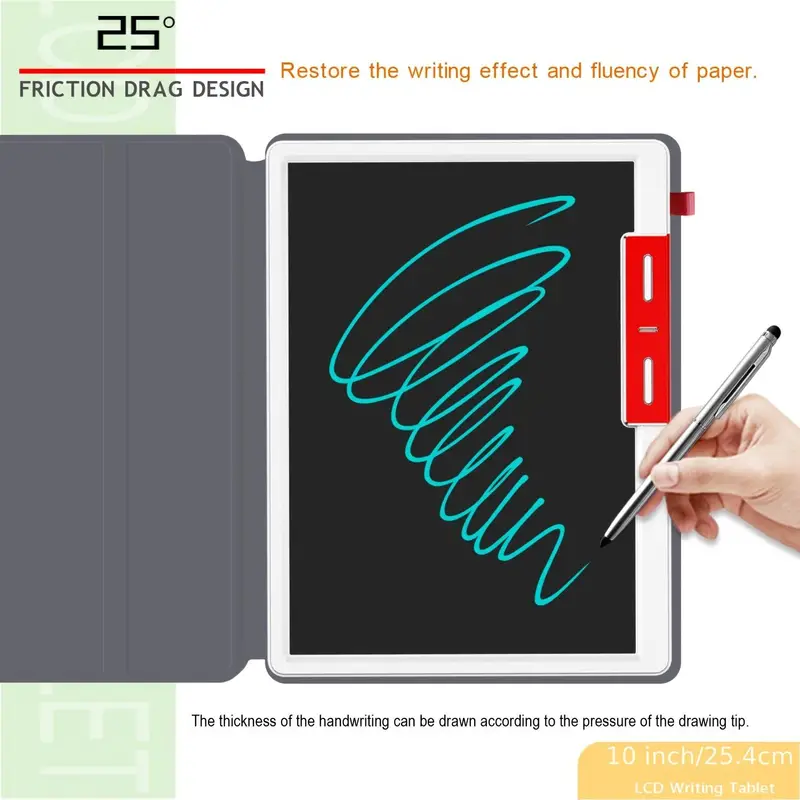 Cahier numérique LCD de 10 pouces Tablette d'écriture LCD - Temu Belgium