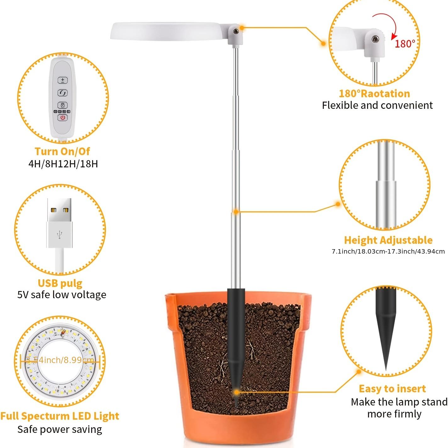 1pc Halo plante élèvent la lampe pour les plantes - Temu Canada