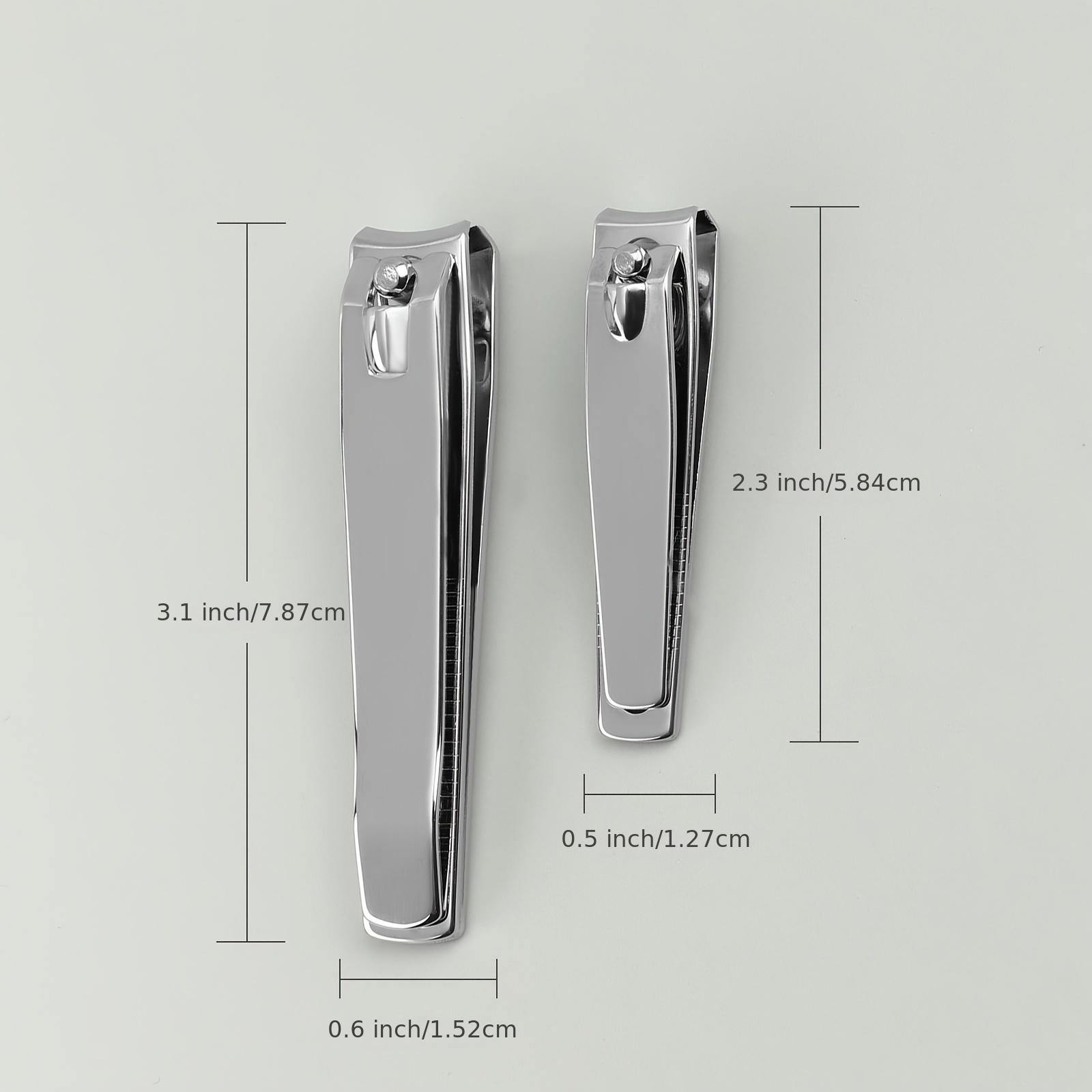  Dotmalls Nail Clipper, Dotmalls Nail Clippers, Nail Clippers  with Catcher, Stainless Steel Ultra Sharp Nail Clippers Wide Jaw Opening  Anti-Splash Portable (Silver 2) : Beauty & Personal Care