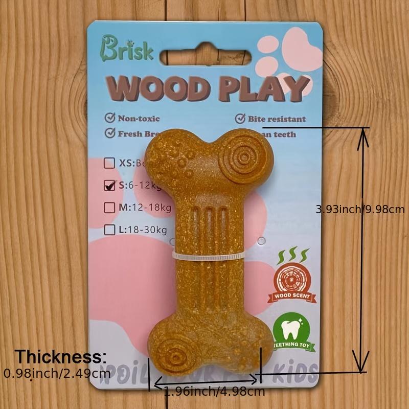 Dog Treat Puzzle Dog Snack Bone Toy Orange