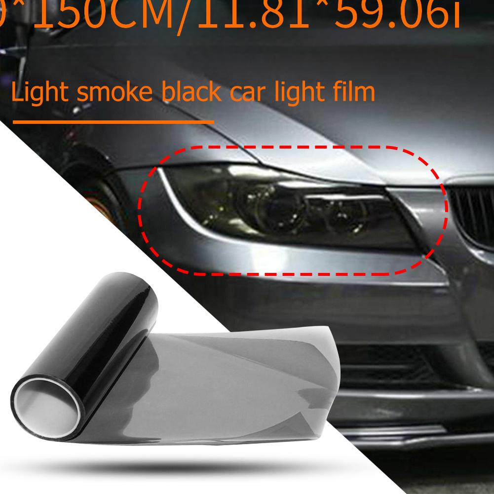 30x150cm Light Smoke Black Car Headlight Tail Light Tint Fil Shop The
