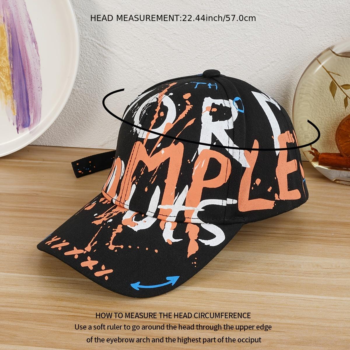 Unisex Trendy Graffiti Gorras De Béisbol Ajustable Transpirable