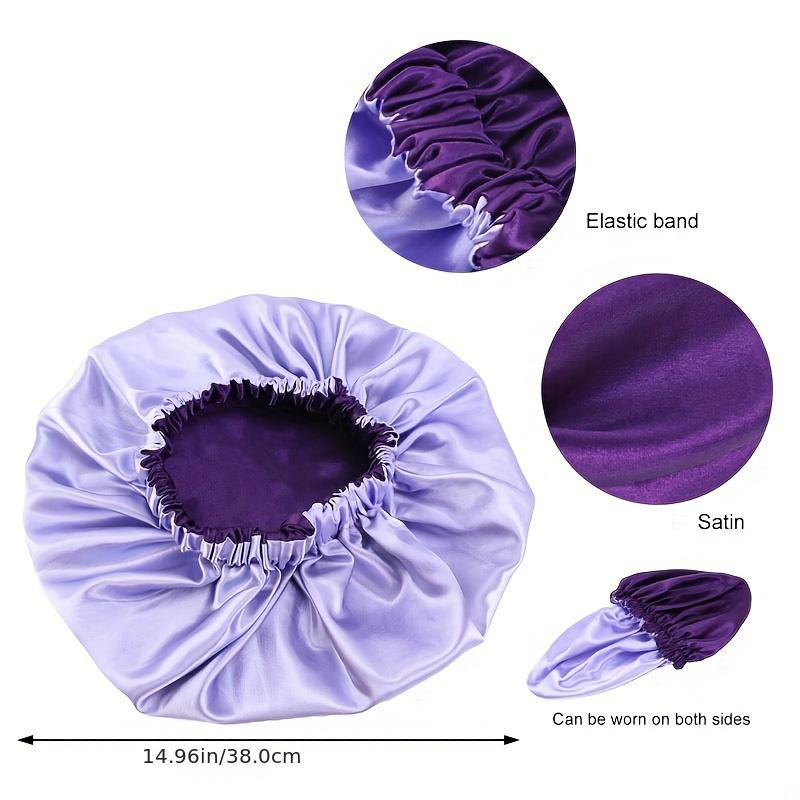 Bonnet soyeux Bonnet en satin avec bande élastique Grand - Temu Belgium