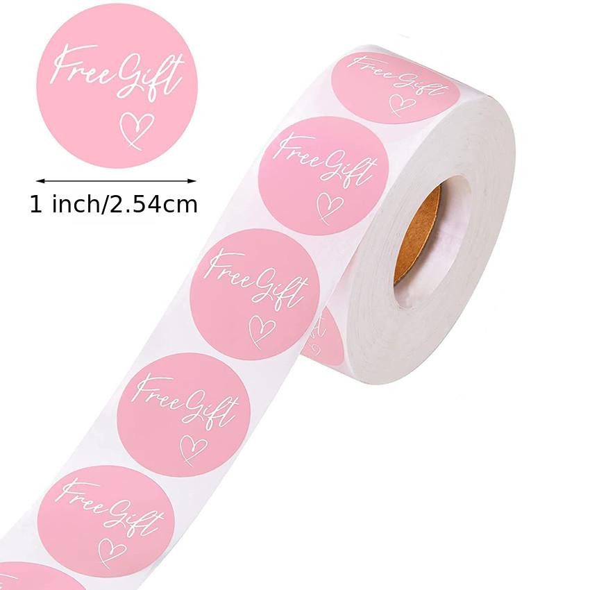 Round Letter Stickers, Heart Holiday Stickers, Decorative Packaging