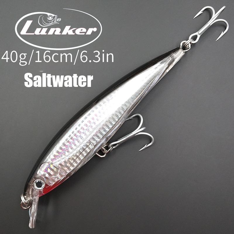 12x Metal Fishing Lures Sea Saltwater Trout Pike Perch Salmon Bass Tackle  Kit