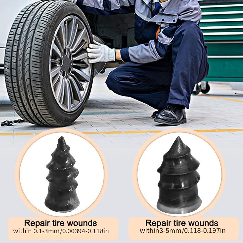 Acheter 10 pièces réparation de pneus sans chambre à air crevaison de clou  en caoutchouc pneu sous vide outil de réparation rapide réparation de pneus  en libre-service pour camions de voiture moto