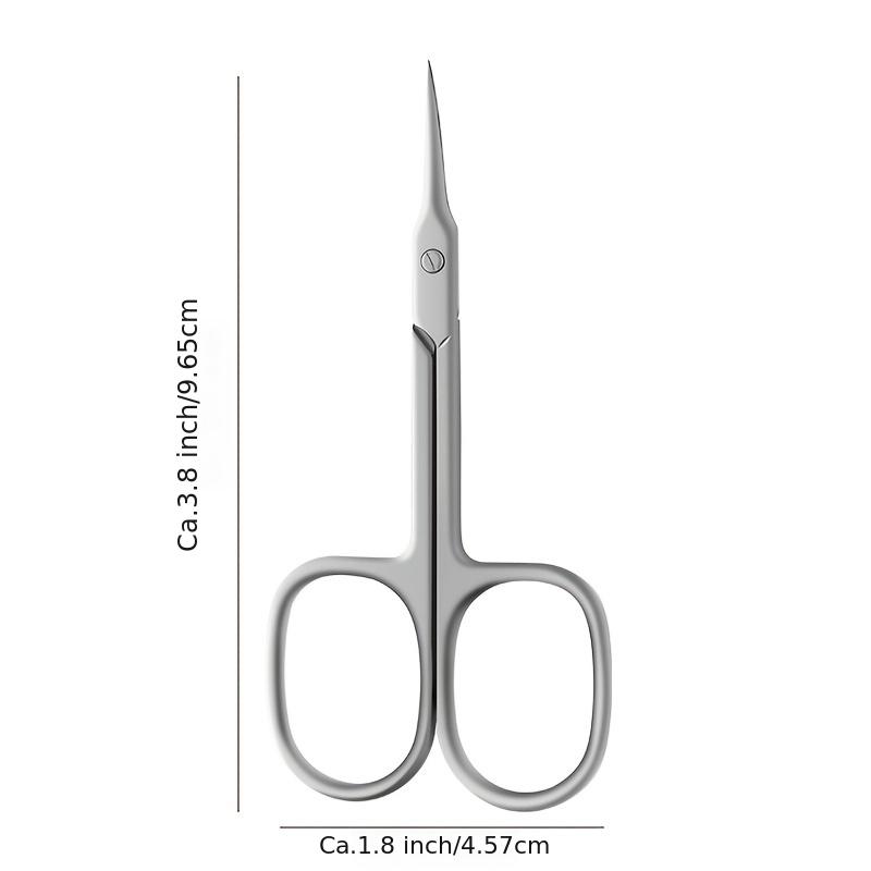 stainless steel curved tip thin blade cuticle scissors nail clippers trimmer manicure tools eyebrow tools dead skin remover