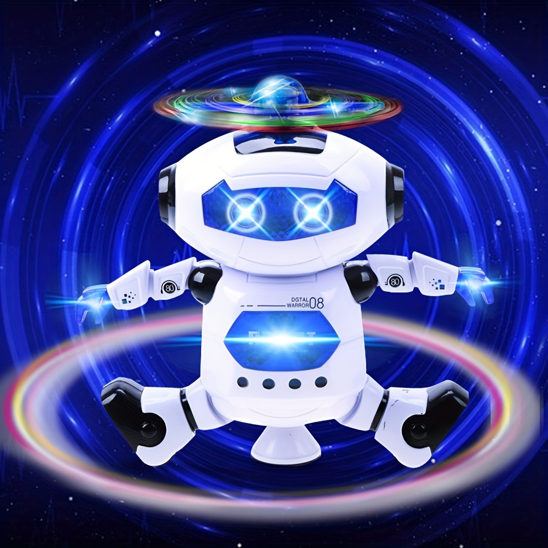 Robot Dansant Éblouissant, Son Et Lumière Universels Électriques
