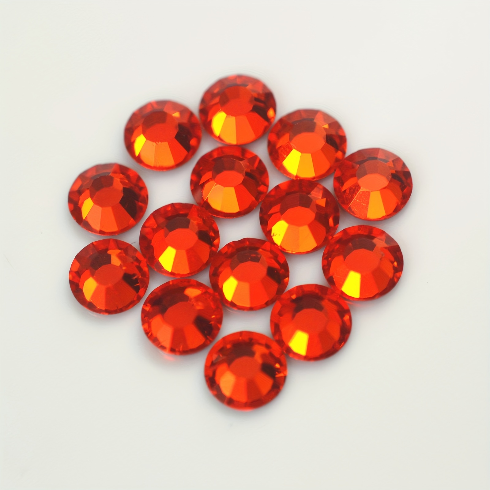 SS20 Red Hotfix Rhinestones Crystal Glass Bulk for DIY Clothes Shirts Shoes  Glitter Decoration Gifts Flat Back Round(4.8MM 1440Pcs)