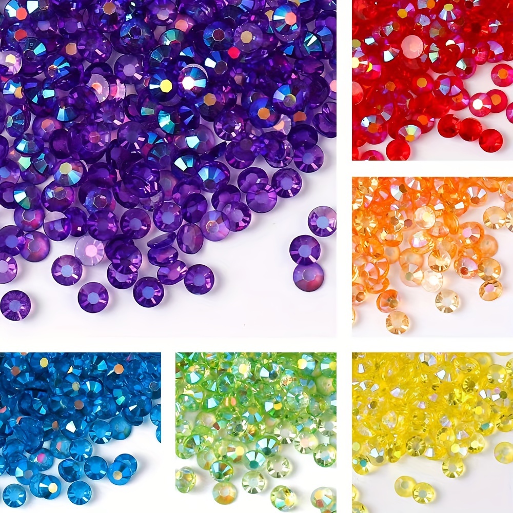  Crystal AB Rhinestones Bulk, 10000PCS Flat Back Round Jelly AB  Rhinestones Non-Hotfix Crystal Gems Wholesale for Crafts Makeup Nails Face  Tumblers Clothes Shoes Handmade Decoration 3mm : Beauty & Personal Care