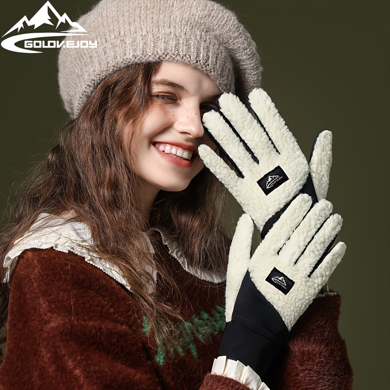 Winter Men's Gloves Warm Touchscreen Sport Fishing Splash - Temu