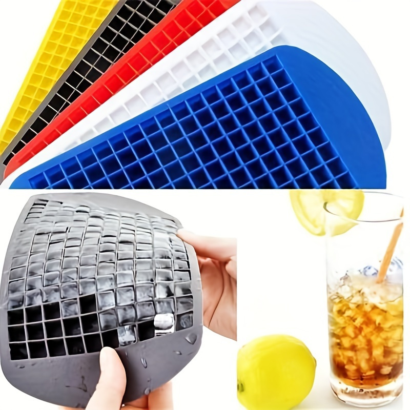 160 Grids Mini Ice Cube Mold Reusable Silicone Mould for DIY Making Small  Square Frozen Ice Cubes Tray For Freezer Drinks Whisky - AliExpress