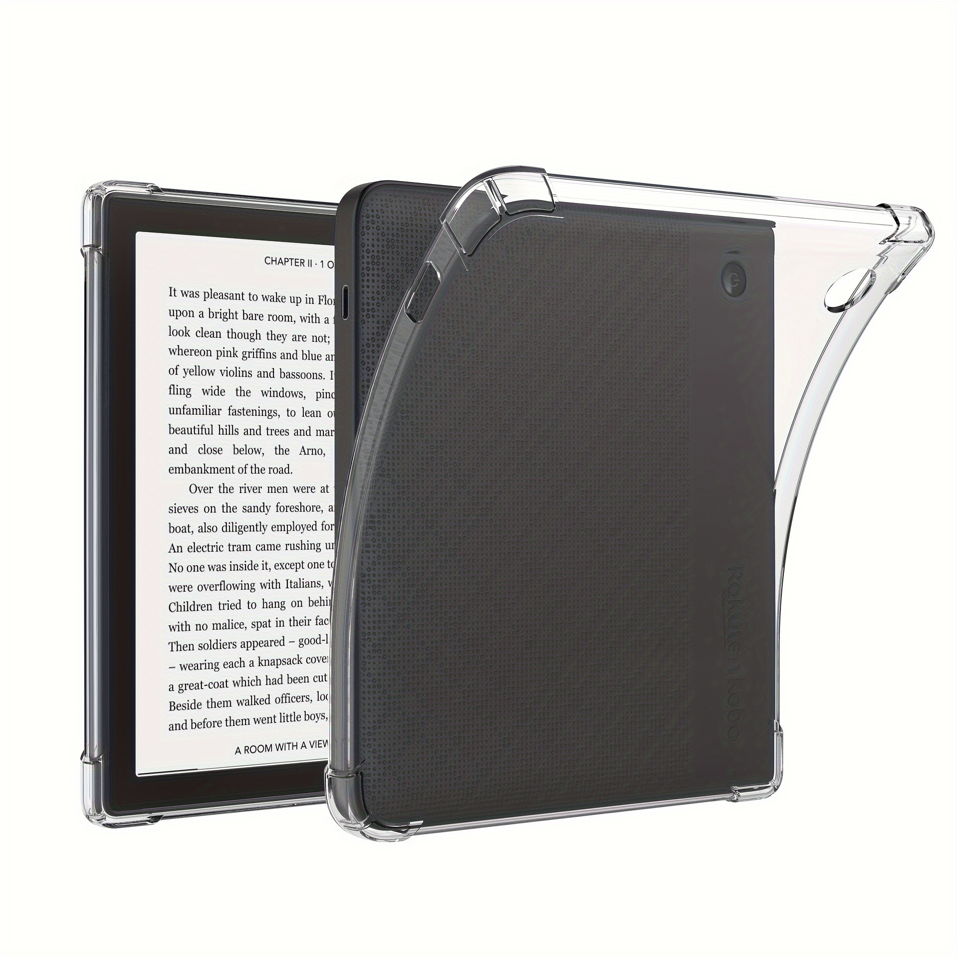 for Kobo Libra 2 Case Magnetic Leather E-Reader Smart Cover 7 Inch Cartoon  Flip PU Stand Capa TPU eBook Funda Auto Wake Sleep