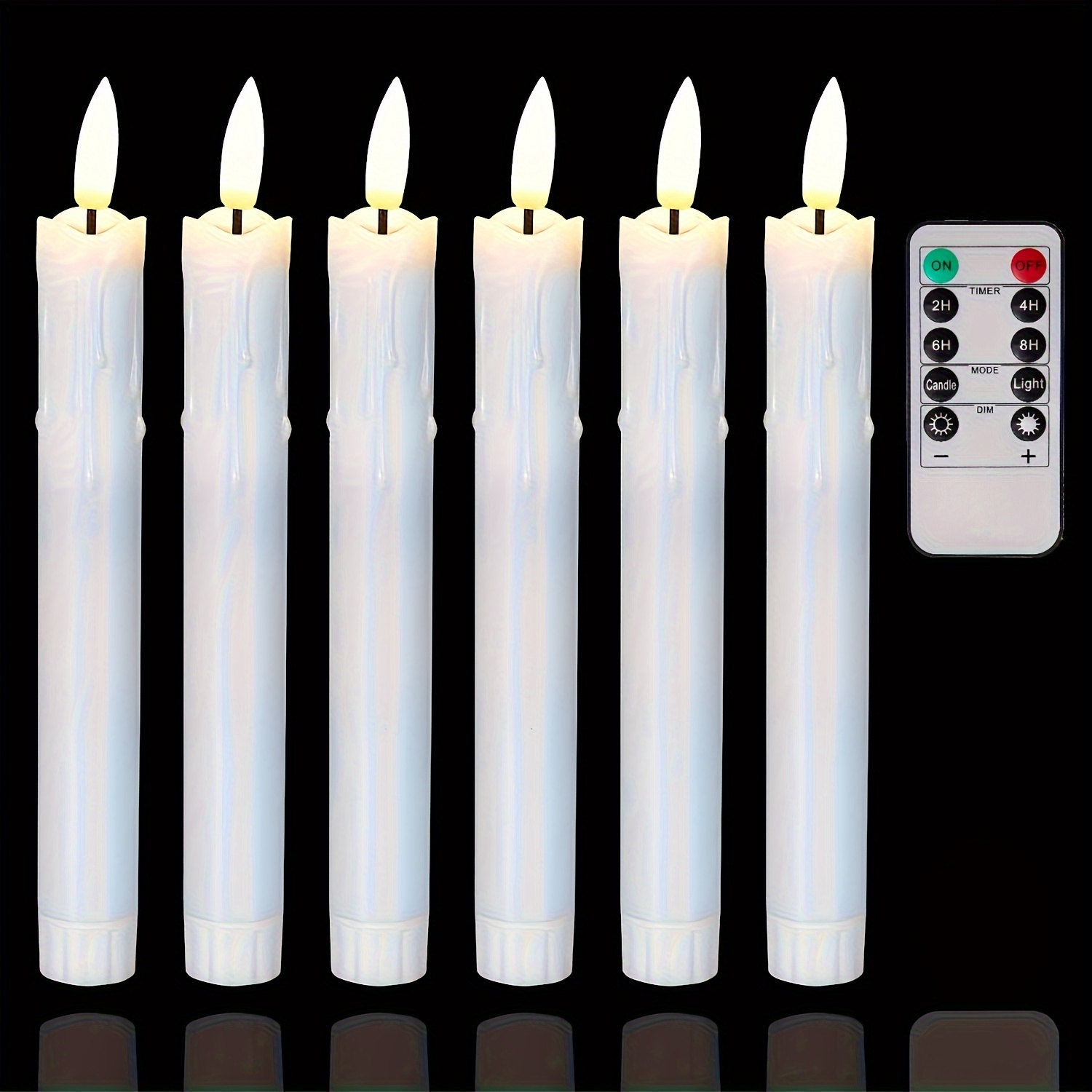 12 velas flotantes colgantes de Harry Potter luces parpadeantes blanco  cálido led estándar