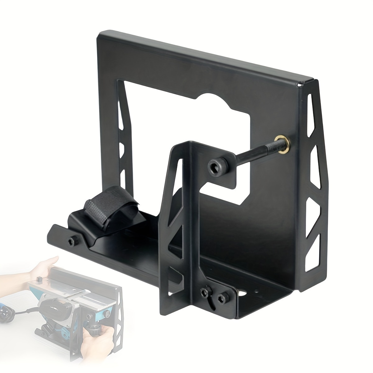 Electric Planer Flip Support, Steel Electric Planer Mount Bracket