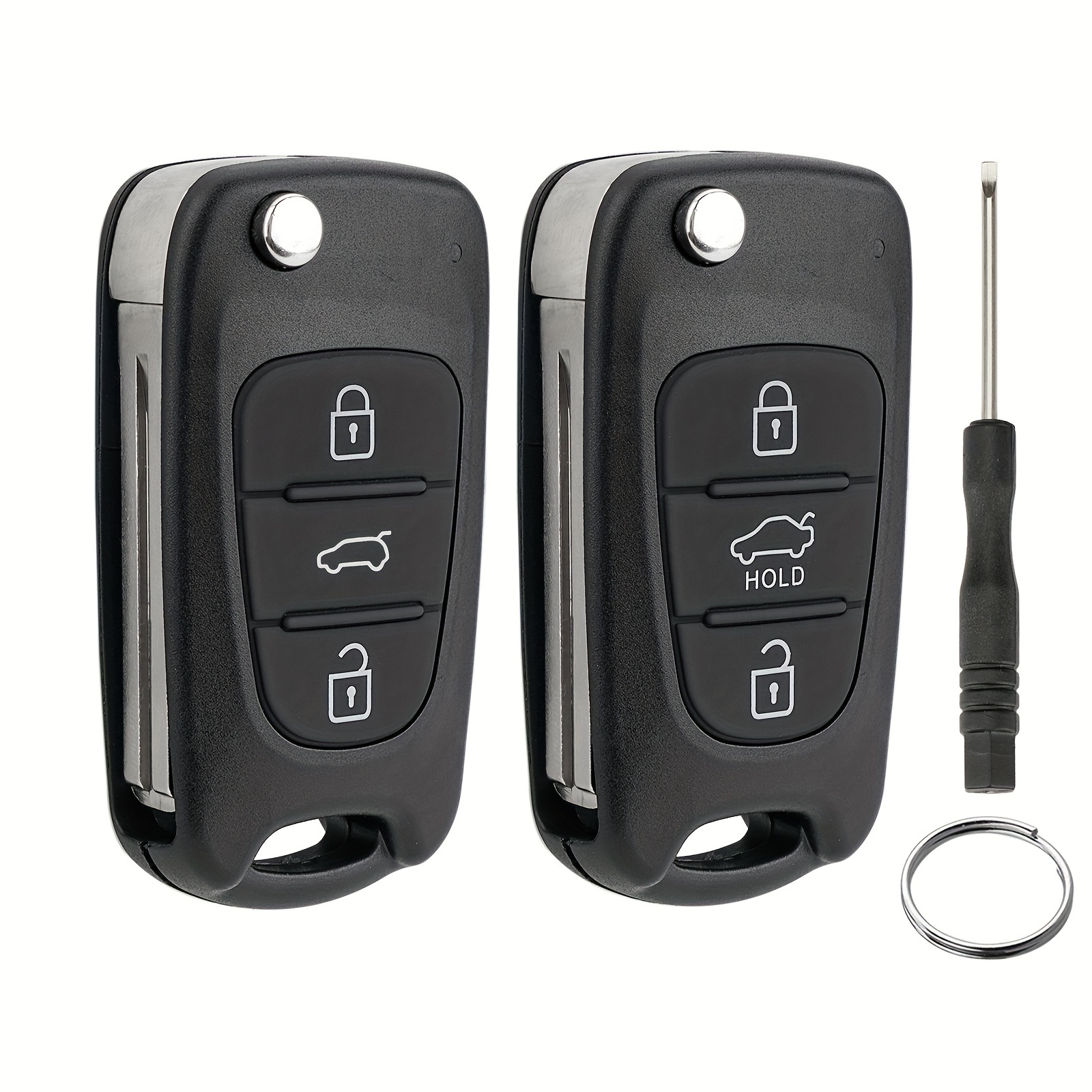 OkeyTech Pour Renault Smart Key Remplacement 3 Boutons