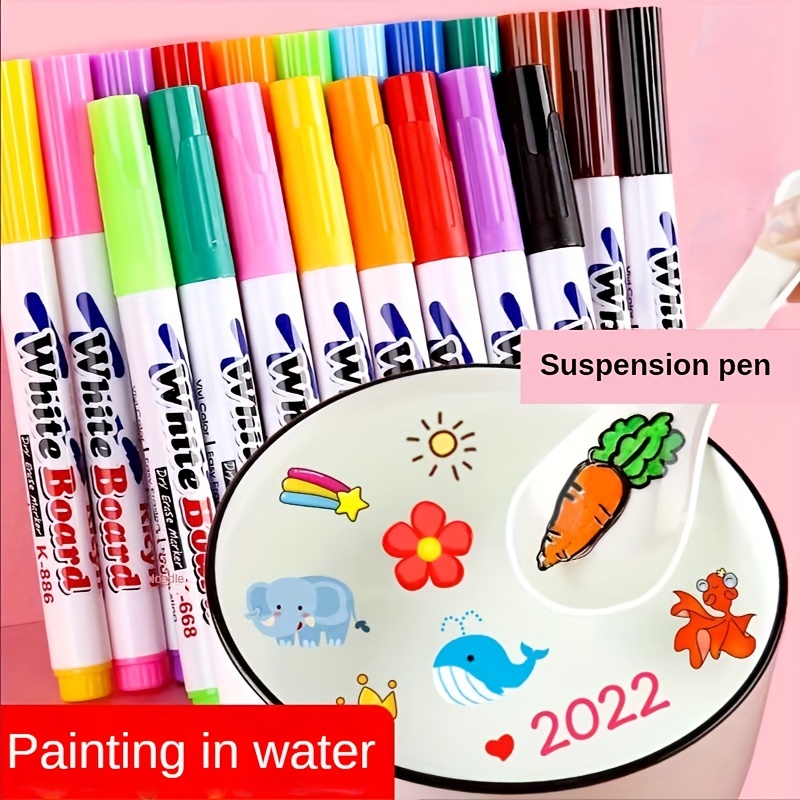 Tulip Series Crayon For Kids' Drawing And Doodling, 8/12 Colors Per Set,  Gift / Learning Stationery, 12 Colors