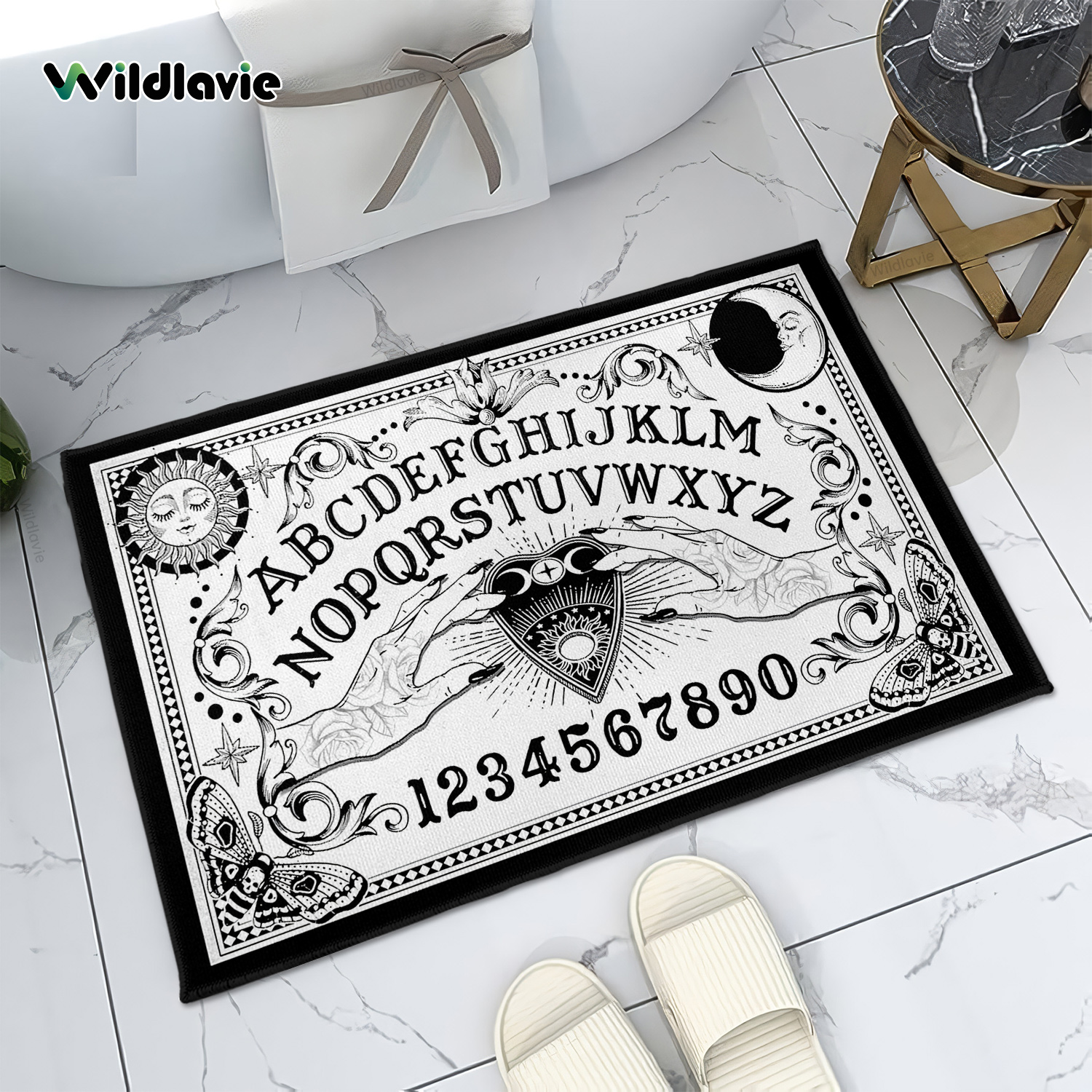 Tablero Ouija 11.8'' X 9.0'' Conjunto De Tablero De Adivinación De  Radiestesia De Madera Negra, Tablero De Respuestas Grabado Con Láser
