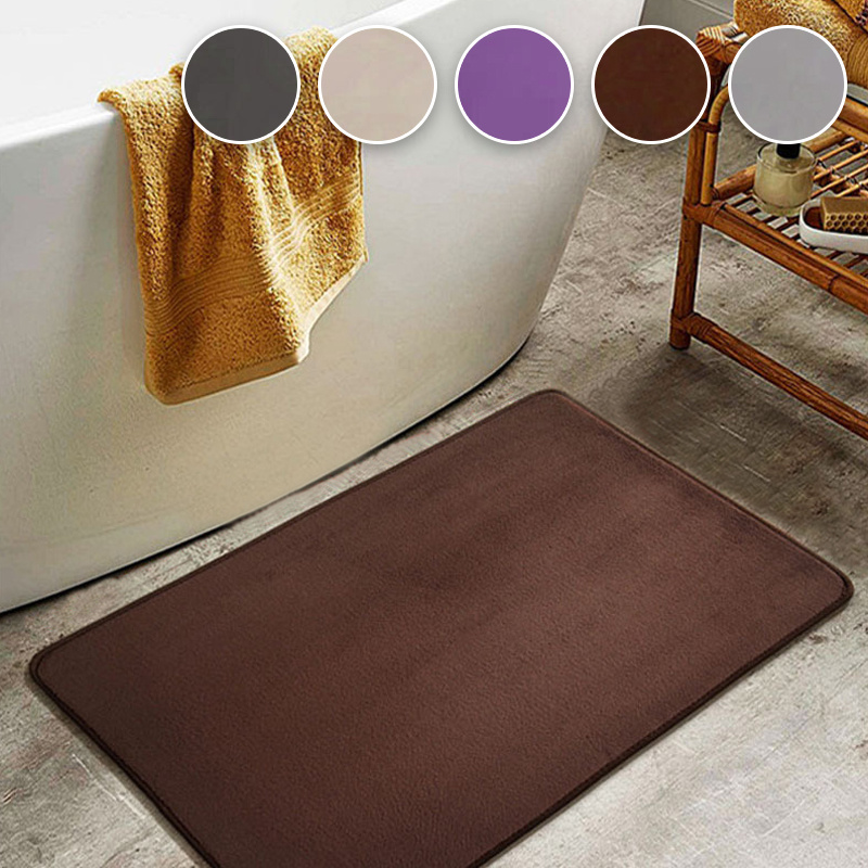 Bathroom Mat Splicing Waterproof Mat Solid Color Bath Rug - Temu