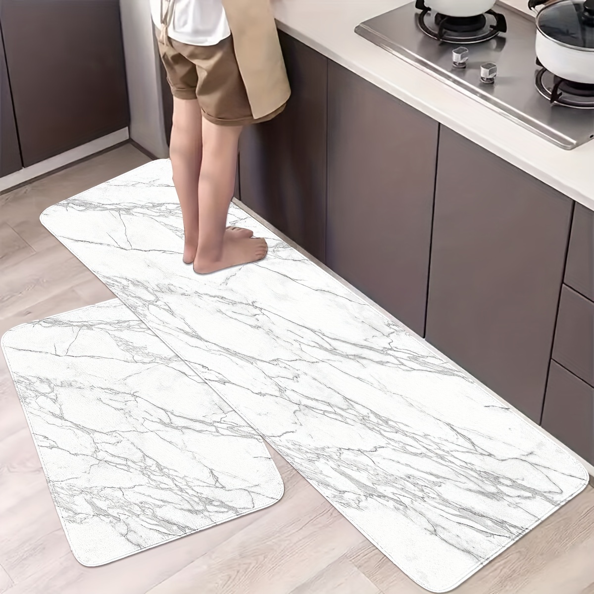 3/4 Thick Anti Fatigue Mats for Kitchen Floor,17.32''x28'' Kitchen Standing  Mat 