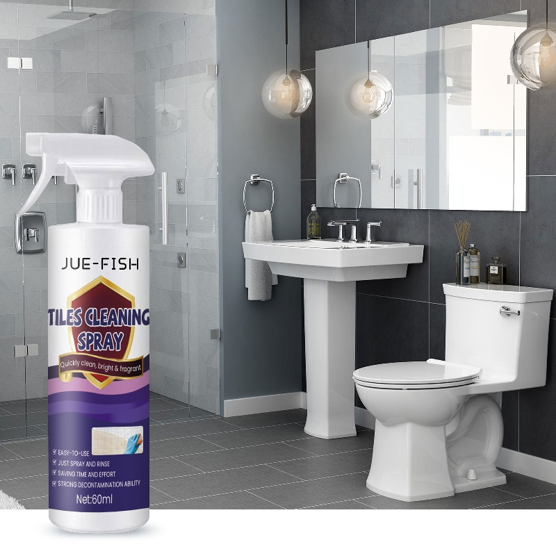 Jue Fish Bathroom Descaler Spray, Powerful Cleaning Agent for Stubborn  Stains, Ideal for Shower, Sink, Tile and More (5 pcs)