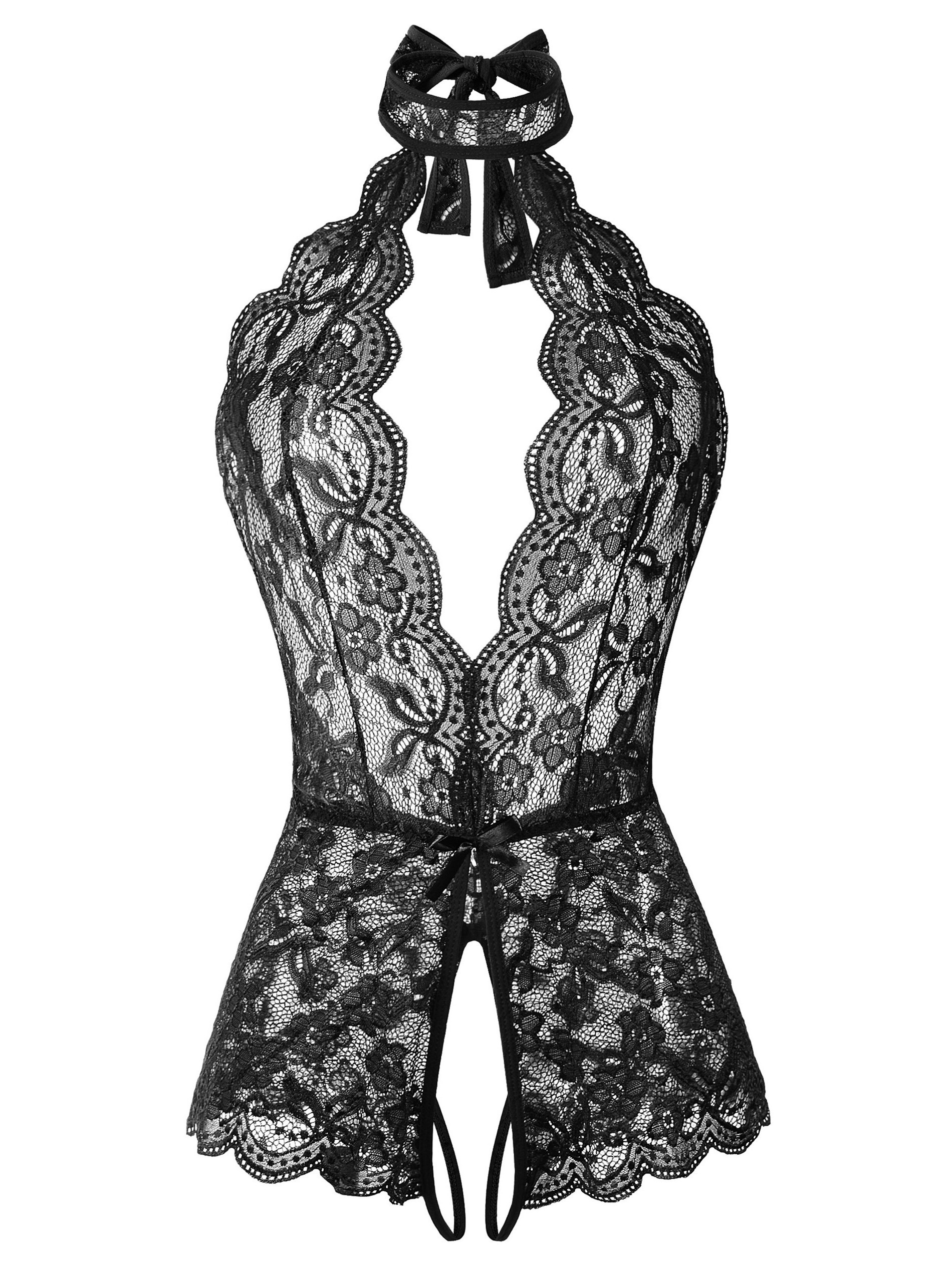 Sexy Floral Lace Lingerie Set, Push Up Underwire Bra & High Cut Panties,  Women's Sexy Lingerie & Underwear