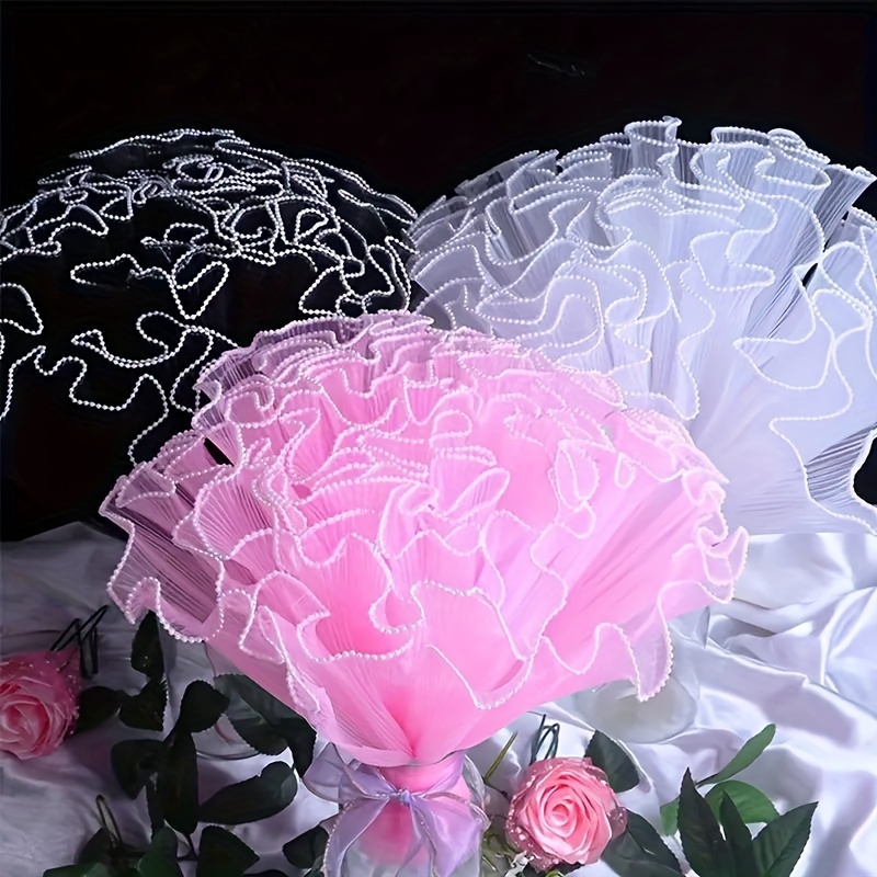 🇲🇾［ReadyStock］ 1pcs LV Waterproof Flower Wrapping Paper Bouquet Gift  Florist Wrap Wrapper Birthday Kertas Pembalut大牌花纸