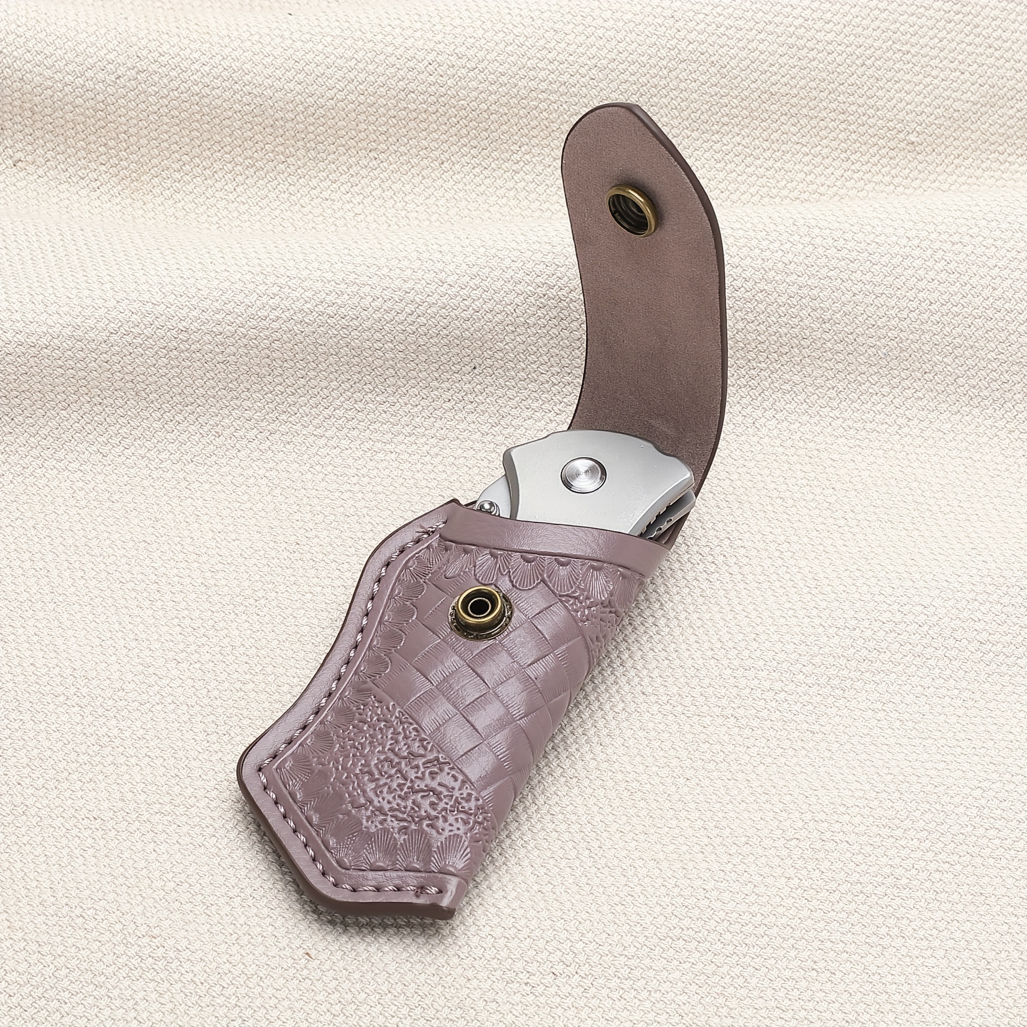 Gentlestache belt Knife Sheath, Knife Holster, Horizontal Knife Sheath for  belt EDC Knife Holster belt, Compact Draw Knife Holster : : Home  Improvement