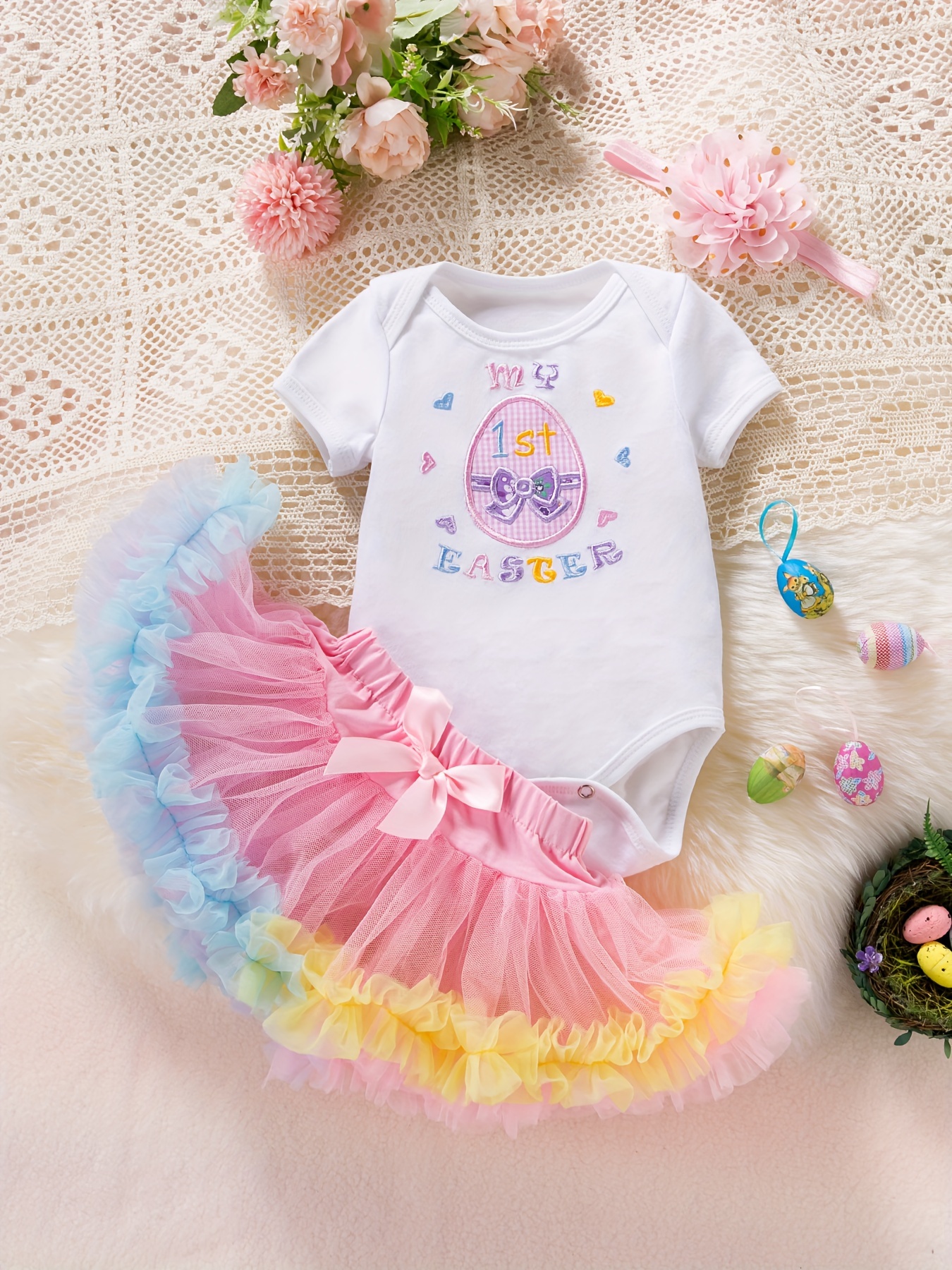 Baby girl clearance 1st easter outfit