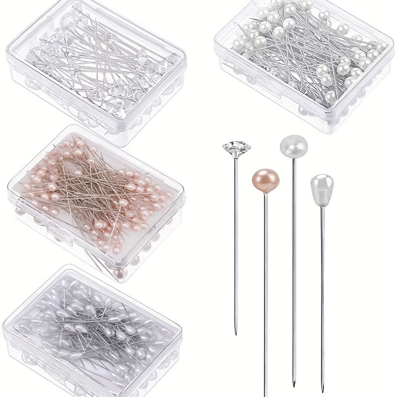 200pcs/Set Clear Gem Cut Pins for Bouquet Wedding Flower Diamond Decoration  Pins DIY Jewelry Stitching Needles Accessories - AliExpress