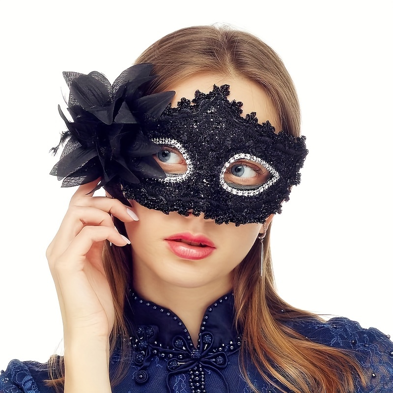 Máscara Mascarada Hierro Solo Ojo Máscara Veneciana Mujer - Temu