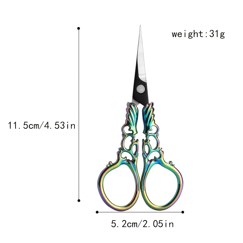 Stainless Steel Zinc Alloy Cross Embroidery Scissors Pointed - Temu