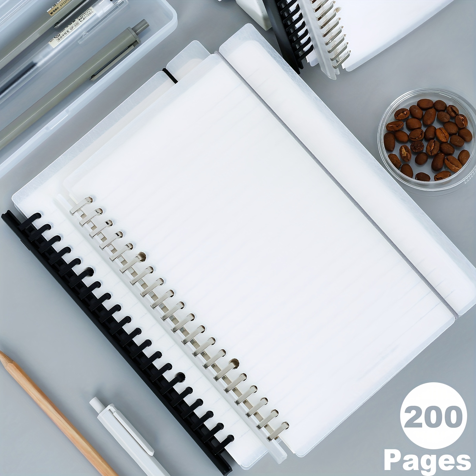 200 Pages 2024 Year Notebook With Insert Pen Design Soft - Temu