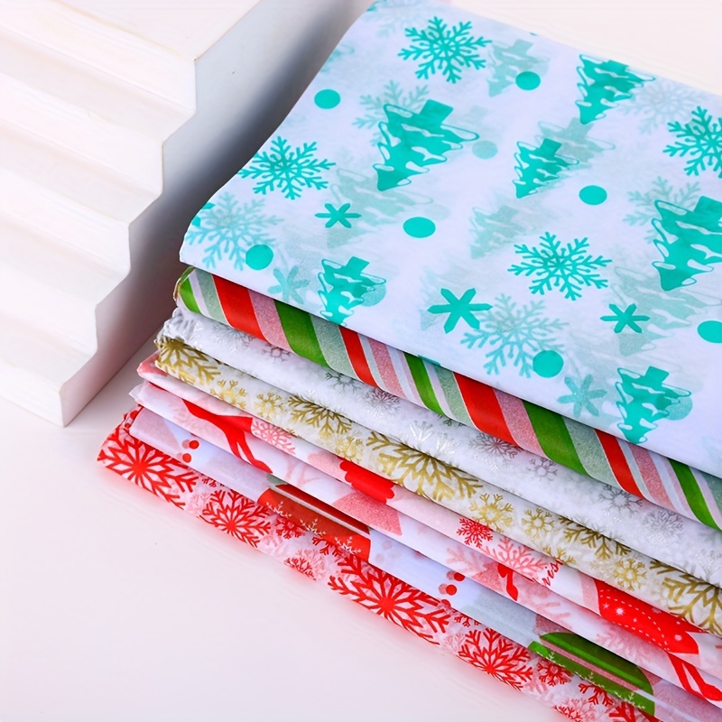 Holiday Tissue Paper Assortment Set (7 Colors) Classic Christmas Design,  150 Sheets - JOYIN