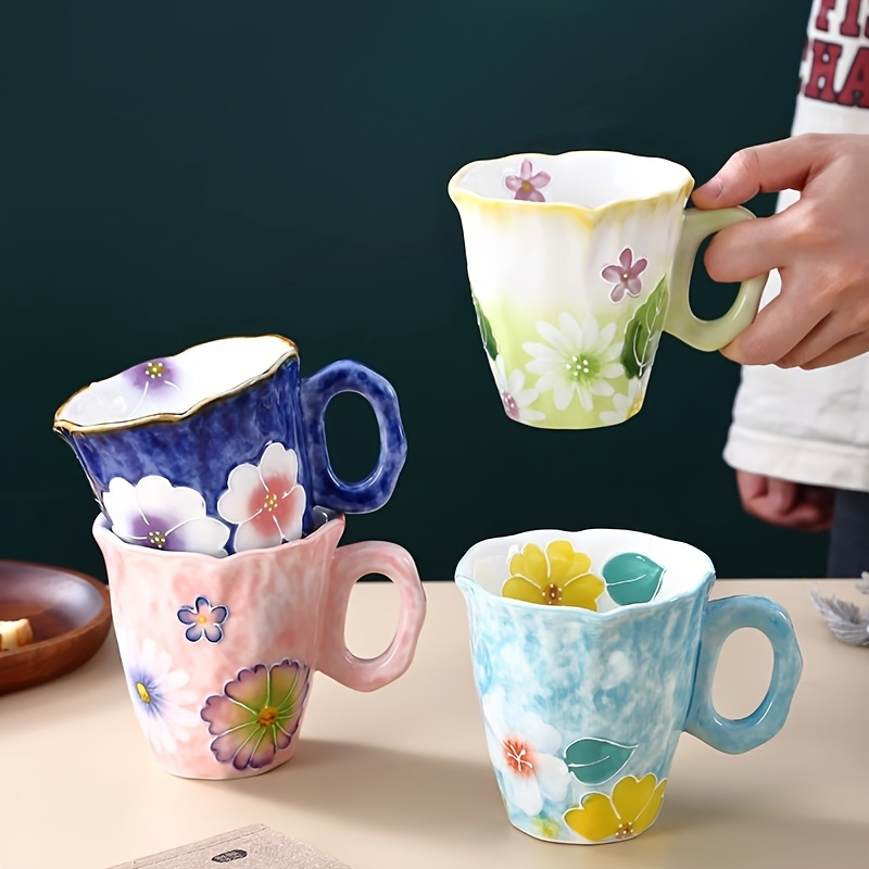  Crea tu propio kit de taza de café personalizada que incluye  tazas en blanco para decorar, tazas pintables y suministros de pintura.  Pinta tu propia taza para niños y adultos para