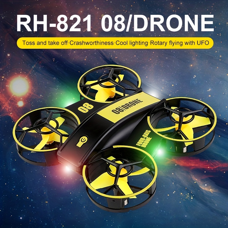 Mini dron con cámara para niños – Drones FPV HD 1080P, control remoto,  juguetes geniales, regalos para niños y niñas con controlador de pantalla  LED